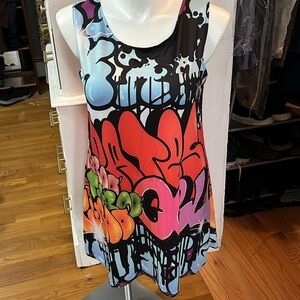 Unique Grafitti dress XL
